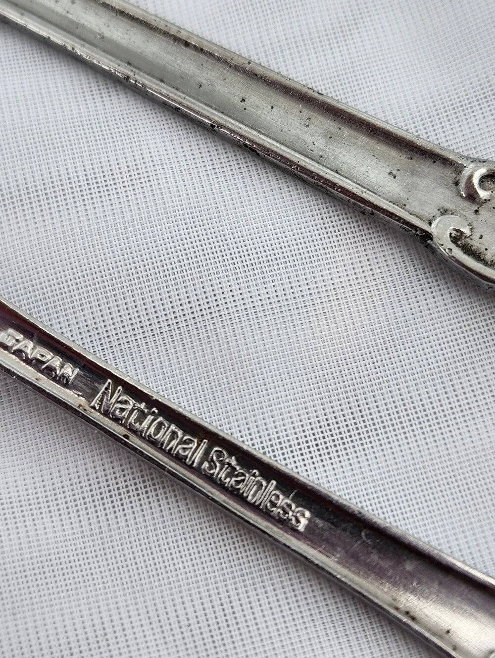 5 Pcs Vintage Flatware Lot Retired Nancy Pattern National Stainless Japan Floral